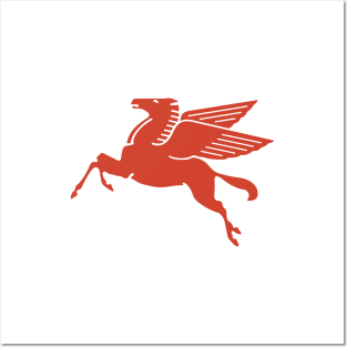 Pegasus winged horse Posters and Art